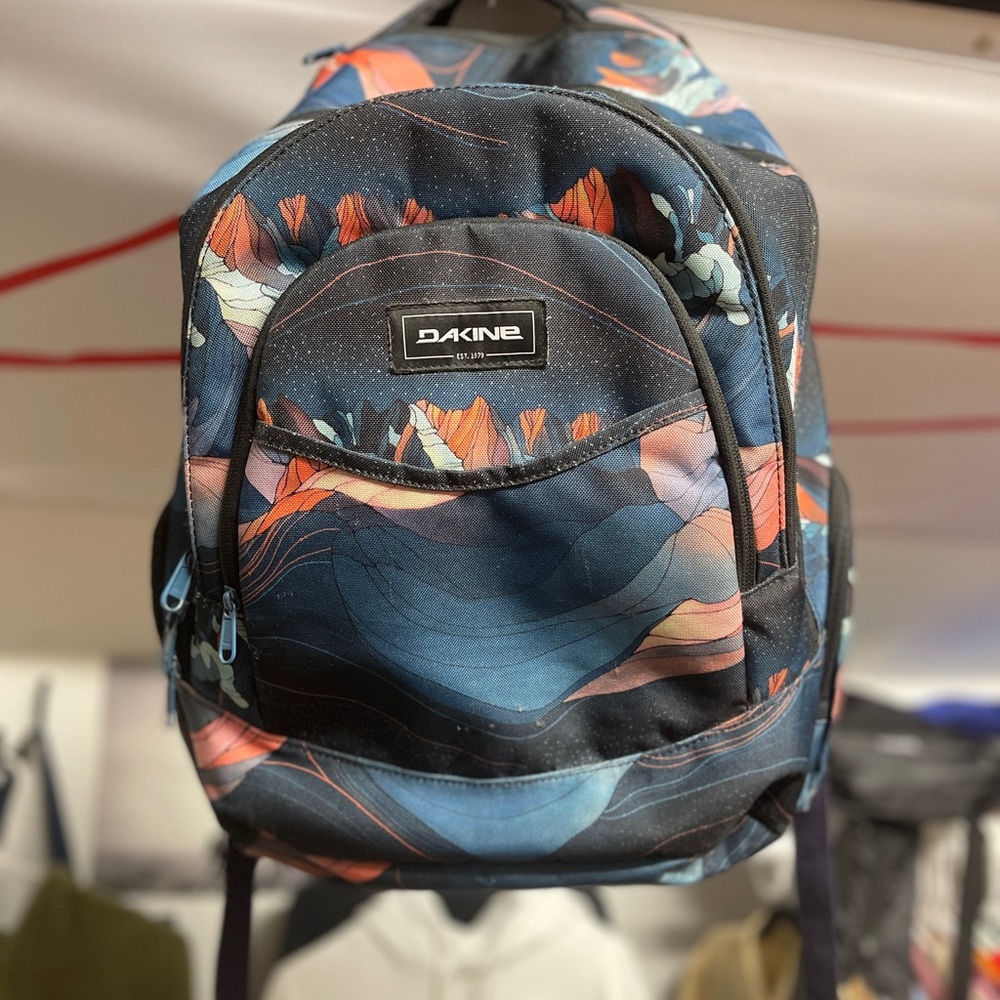 Dakine Black Backpack W/ Laptop Sleeve School Bag Adult Unisex Camo Desert Night